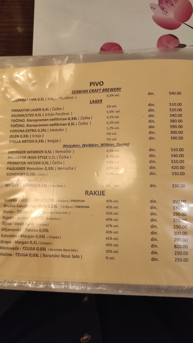 Menu Restaurant 'trešnjica'-4